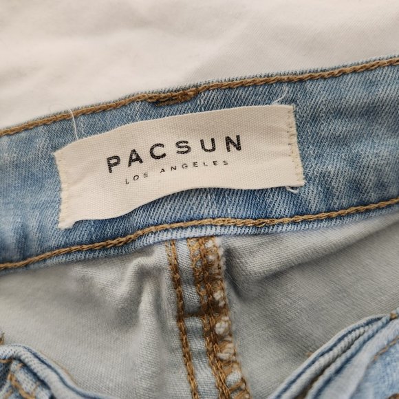 Pacsun Super Stretch Shorty Short Shorts - Picture 3 of 5